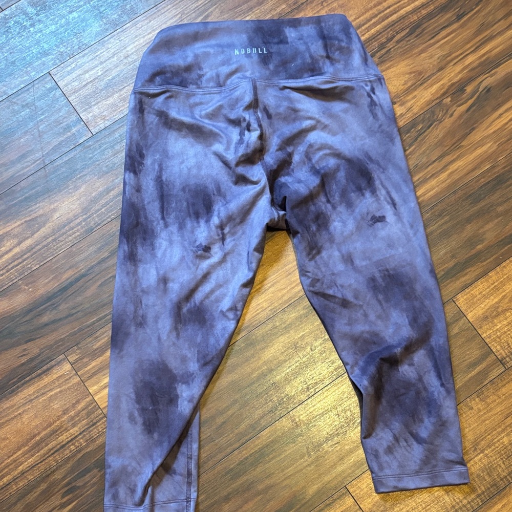 NOBULL Tie-Dye Purple Leggings